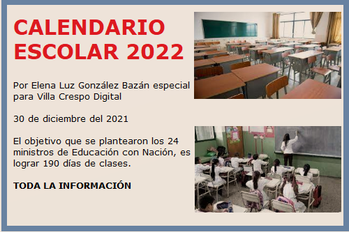 CALENDARIO ESCOLAR 2022